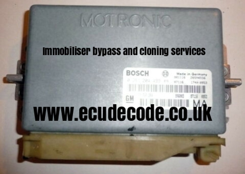 Vauxhall Vectra 2.5 | 0261204499 | 0 261 204 499 | 90569354 MA | Immobiliser Bypass Decoding and Cloning Services