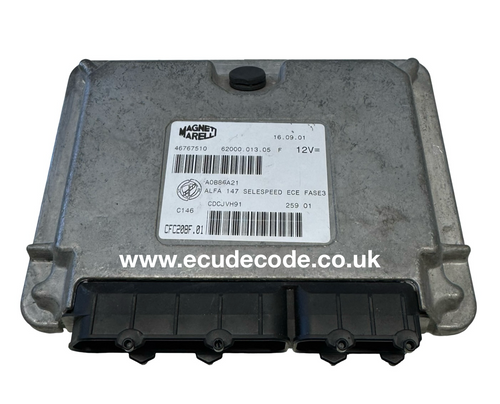 46767510  62000.013.05  6200001305  CFC208F.01  CFC208F01  Plug & Play with cloning - Alfa Engine Transmission Unit Magneti Marelli