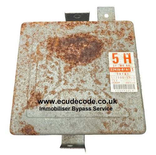 33920-81A1 1  | 112000-5952 Suzuki Jimny G13BB Immobiliser Bypass Service