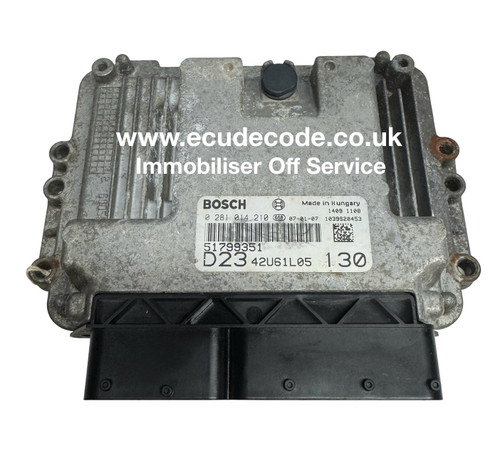 0281014210 | 51799351 | 51824237 Fiat Ducato Immobiliser Bypass Service