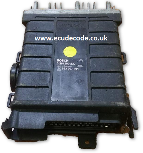 0261200220 0 261 200 220 893907404  893 907 404  MK 1.1 Audi 80 ECU