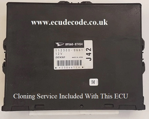 112300-0661 | 89560-87454 | J42 | Daihatsu Terios Plug & Play ECU Cloning  Included