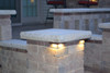 "Cornelius" Corner Pillar Cap LED Lights Installed