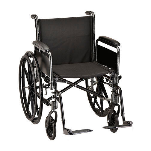 Nova 5201 20-inch Steel Wheelchair With Full Arms