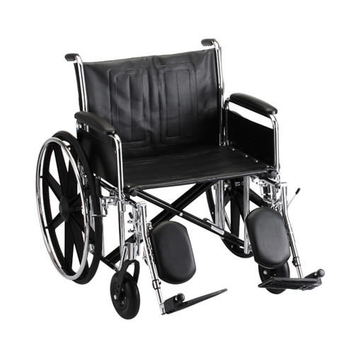 Nova 5241 24-inch Steel Wheelchair With Detachable Full Arm
