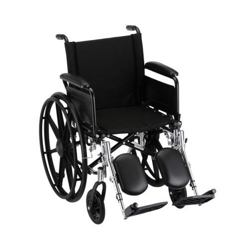 Nova 7181 18-inch Lightweight Wheelchair With Full Arms