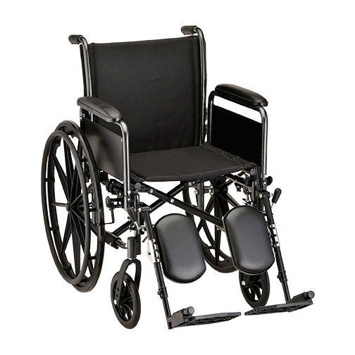 Nova 5161 16-inch Steel Wheelchair Detachable Arms