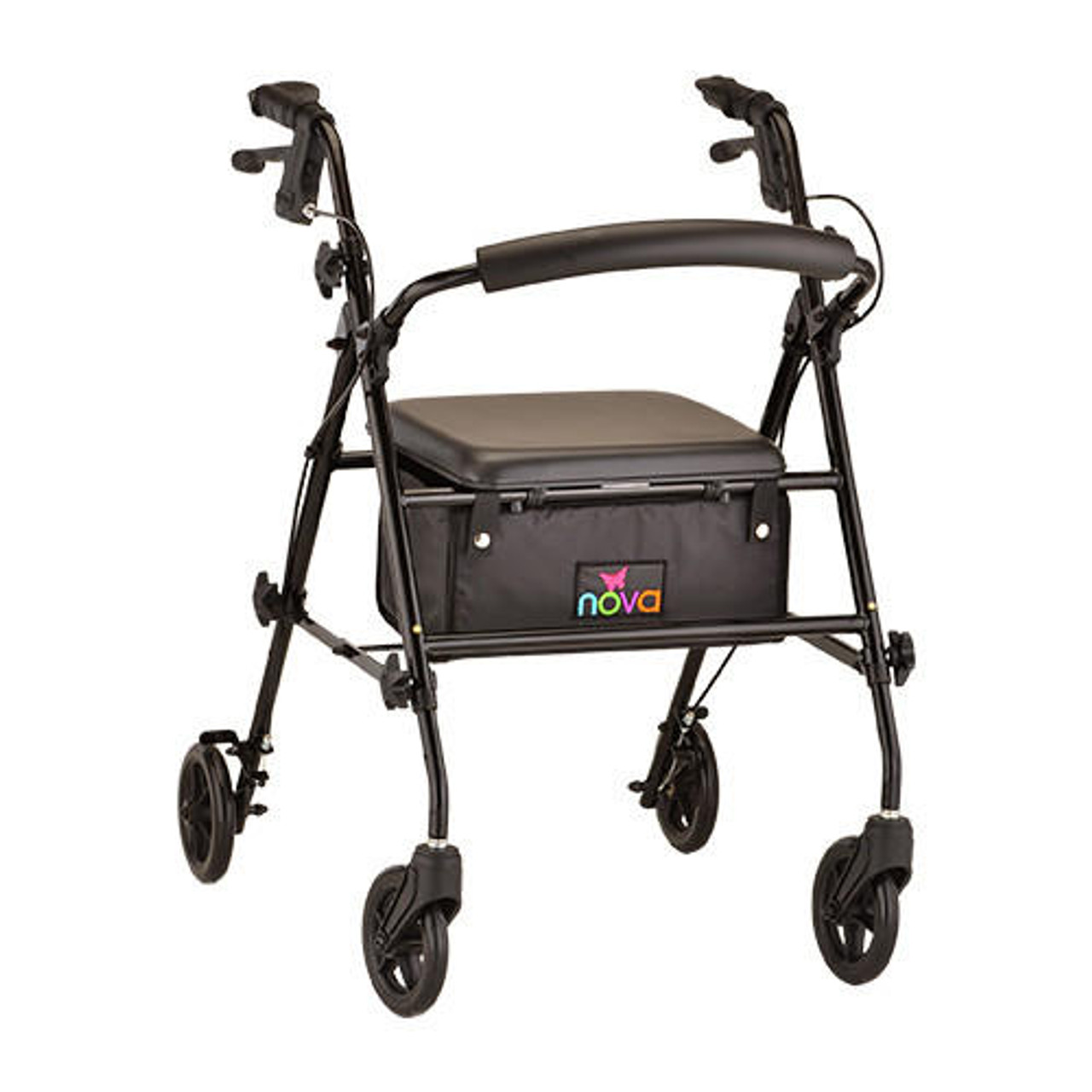 Rollators | Rolling Walkers | Nova Rolling Walker with Hand Brakes 