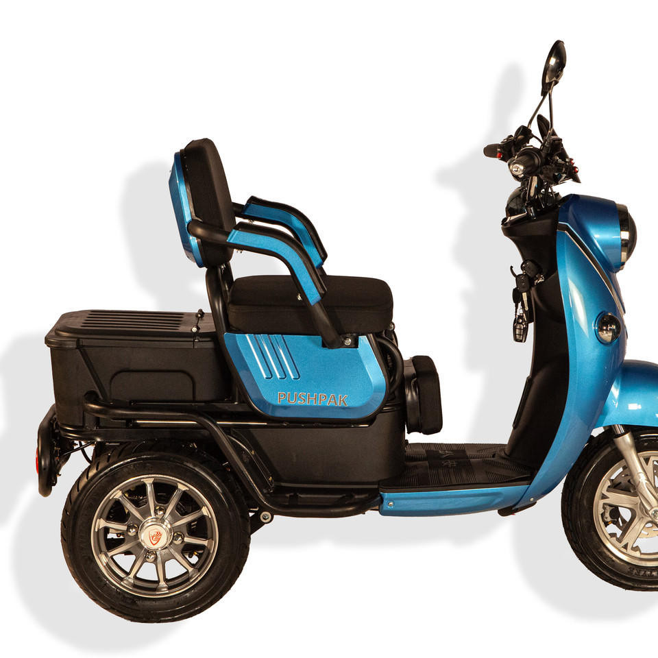 Pushpak 1000 2-Person Electric Trike Recreational Scooter