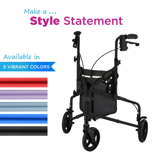 Nova Joy Active 3-Wheel Rollator 