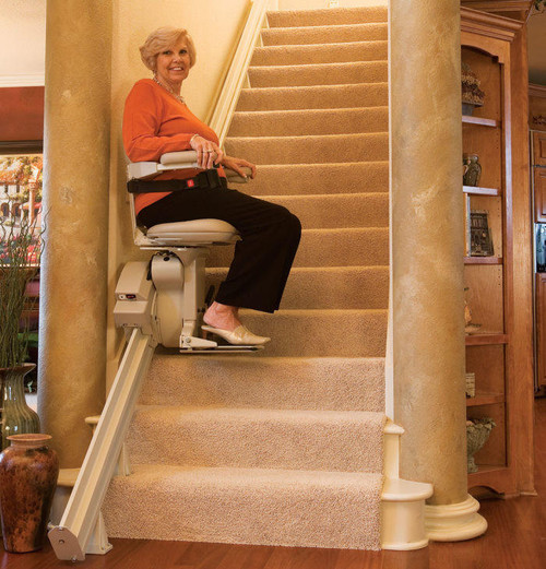 Bruno Independent Elite Indoor Straight Rail Stair Lift 