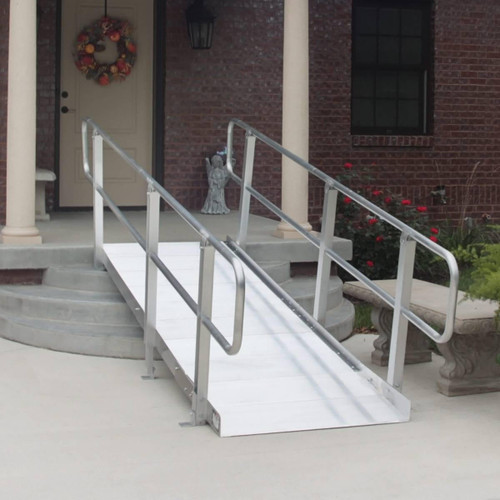 Prairie View PVI OnTrac Solid Surface Ramp with Handrails 