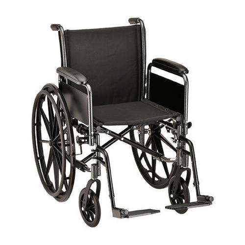 Nova Joy Nova 5181 18-inch Steel Wheelchair Detachable Full Arm 