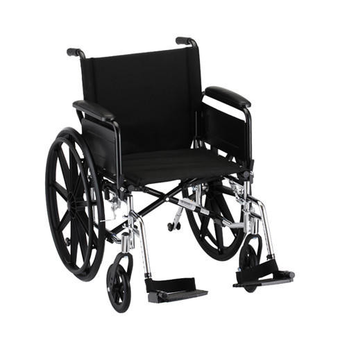 Nova 7201 20-inch Lightweight Wheelchair With Full Arms