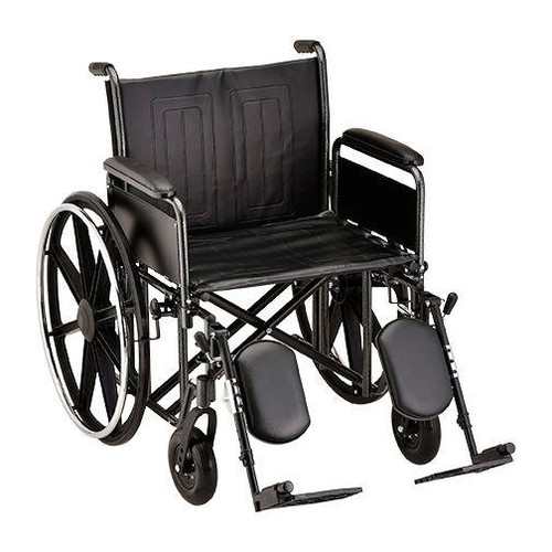 Nova 5201 20-inch Steel Wheelchair With Full Arms
