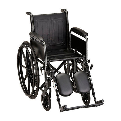 Nova Joy Nova 5186 18" Steel Wheelchair Detachable Full Arm 