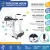 Climbing Steps Freedom Aqua Waterproof Patient Lift - Sling Free Transfers 