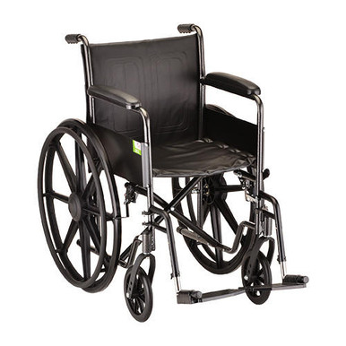 Nova 5060 16-inch Steel Wheelchair Fixed Arms