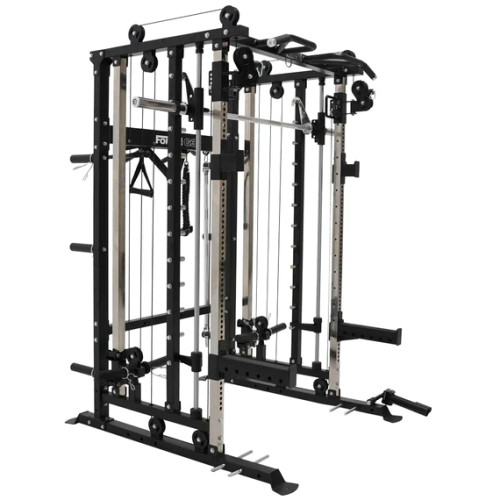 Force USA G12™ All-In-One Trainer - Doble Polea (90.5 kg), Máquina Smith,  Rack y Prensa de Piernas