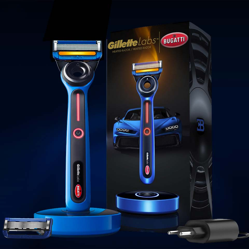 Bugatti Special Edition Heated Razor by GilletteLabs | Gillette