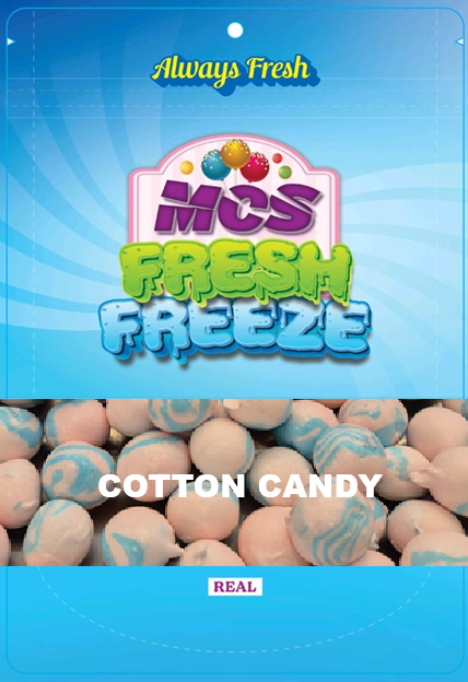 COTTON CANDY  SALT WATER TAFFY FREEZE  12  BAGS