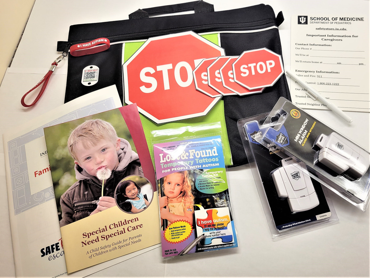 Autism Safety Kit IUSM SAFETY STORE