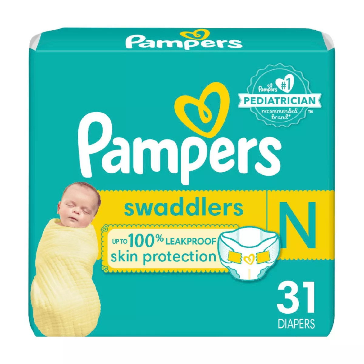 pampers1様 Pampers-Swaddlers Diapers-Newborn through Size 6 Available