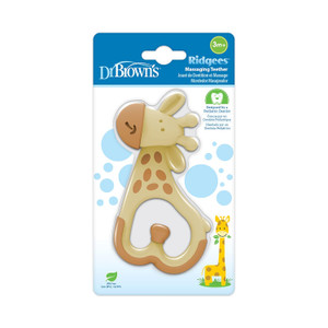 Dr. Brown's Ridgees Giraffe-Massaging Baby Teether