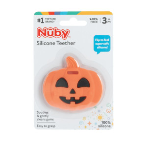 Halloween-Pumpkin Silicone Teether