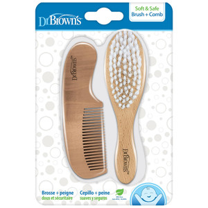 Dr. Brown's Soft Baby Brush & Comb Set