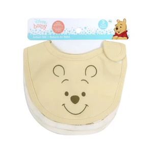 Winnie the Pooh Cloth Newborn Bibs-Set of 3