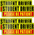Student Driver Car Magnets Pack of 4
