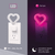 Nightlight-Globe Neon Heart