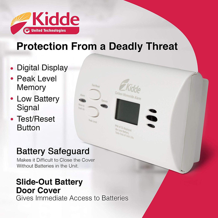 Kidde Battery Operated Carbon Monoxide Alarm