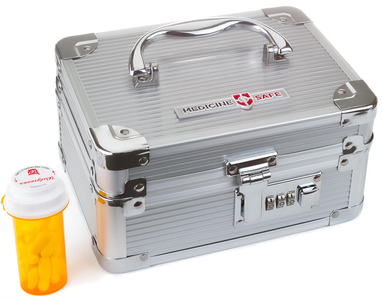 Medication Combination Lock Carrying Case - Small