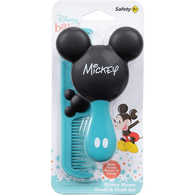 Safety 1st Disney Baby-Mickey Brush & Comb Set-Aqua