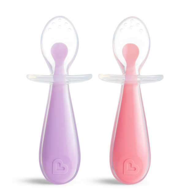 Munchkin Gentle Scoop™ Silicone Training Spoons-2 pack