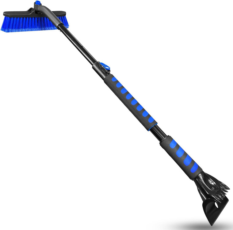 Weather Safety-Blue 44 inch Snow Brush & Scraper