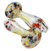 4" Clear Spoon w/ Inside Out Confetti Mouthpiece & Head