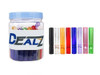 Dealz 2" Glass Taster Bat Assorted Colours Display of 50
