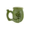 High Tea Ceramic Mug w/ Pipe - Small – Green
