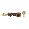 The Mill H-3 Hybrid Wood Pipe with Glass Bowl