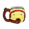 Rasta Stoner Emoji Mug with Pipe