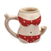 Red Bikini Leaf Mug Pipe 