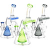 Pulsar Cone Cascade Gravity Recycler Rig - 8" - 14mm F - Colors Vary