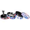 12PC DISPLAY - Psychedelic Mushroom Grinder - 4pc - 2" - Assorted Designs