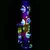 Orbiting Planets Straight Tube Glow in Dark Water Pipe - 13.75" - 19mm F