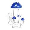Old School Toadstool Glass Water Pipe - 6" / 14mm F / Colors Vary