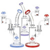 Pulsar Shroom Rig Set w/ Carb Cap - 8.5" / 14mm F