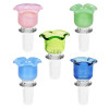 Blissful Blossom Herb Slide w/ Screen - 14mm M/ Clrs Vry